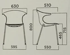 Sedia Loop mono Infiniti SCONTATA a PREZZI OUTLET