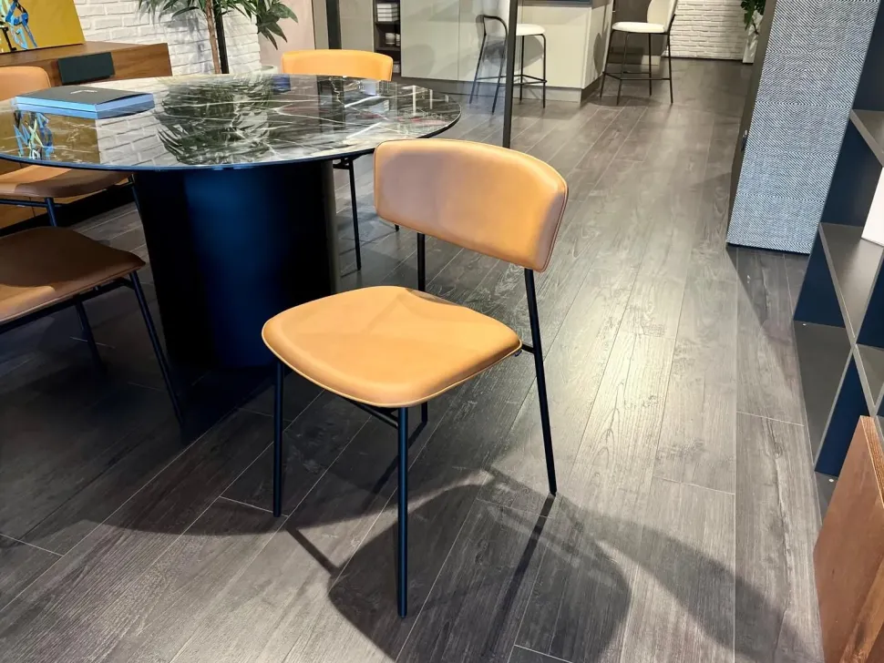 Sedia modello Fifties fissa di Calligaris