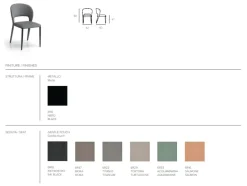 Sedia modello Fusion di Target point: contatta il venditore per scoprire il prezzo