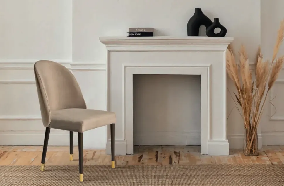 Sedia modello Sedia con curvature struttura in legno da soggiorno di Md work -40%