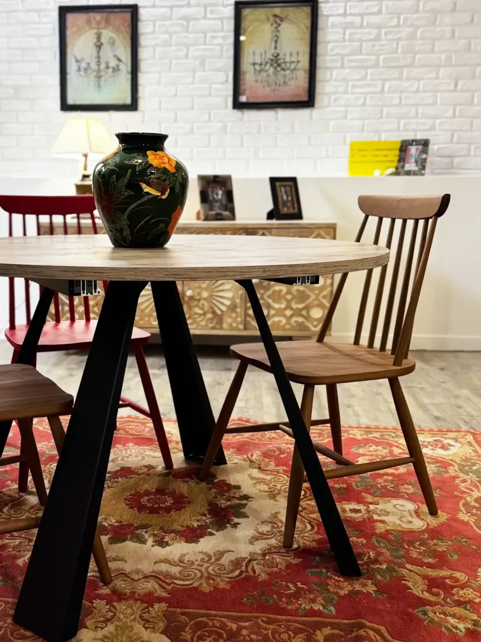 Sedia modello Set di 4 pezzi a marchio Dialma brown scontata del 45%