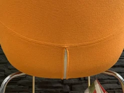 Sedia per ufficio realizzata in tessuto Maui soft di Kartell