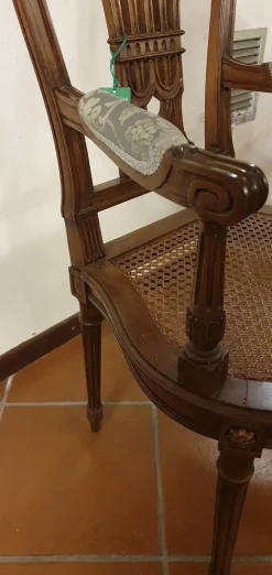 Sedia Poltroncina paglia di vienna  di Artigianale in OFFERTA OUTLET -56%