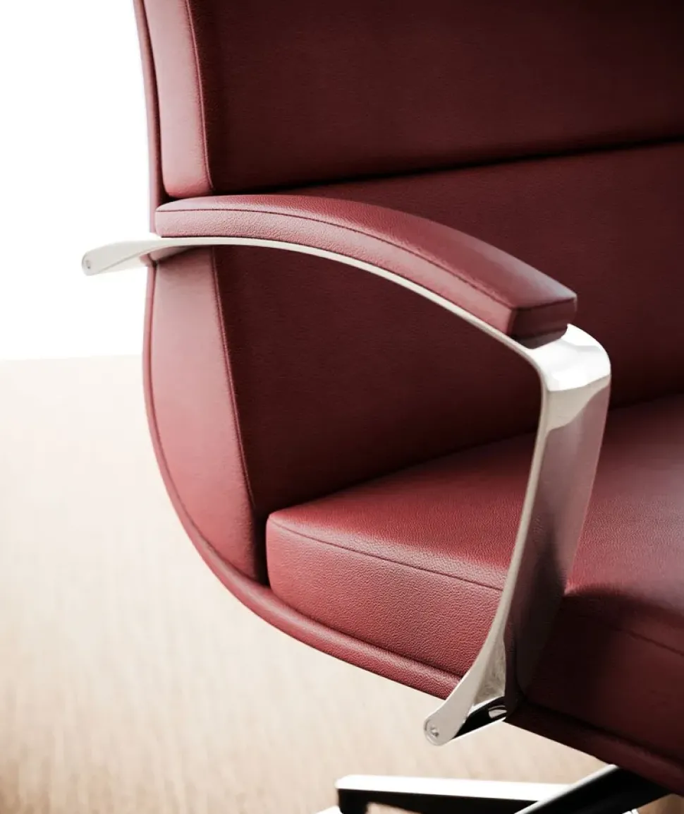 Sedia Scena per ufficio realizzata in pelle scontata del 30%