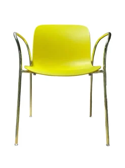 Sedia Sedia troy gialla struttura oro magis Magis a prezzo scontato