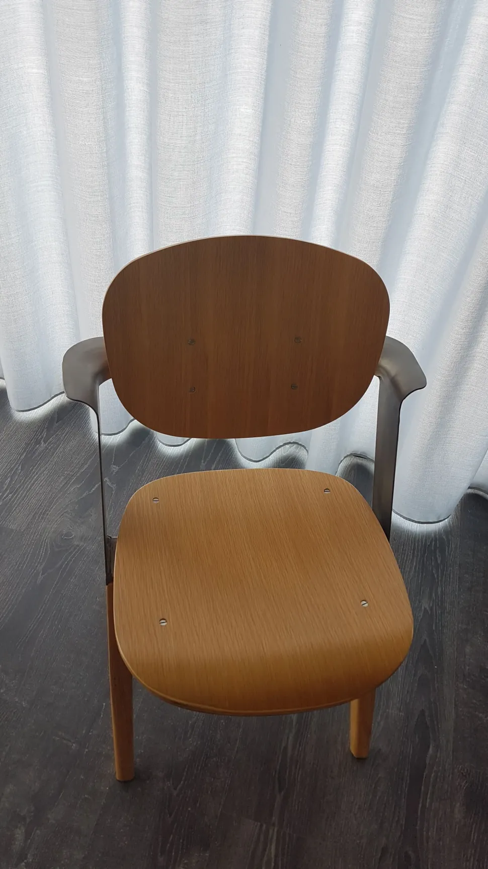 Sedia senza braccioli Anthony Nature design in Offerta Outlet