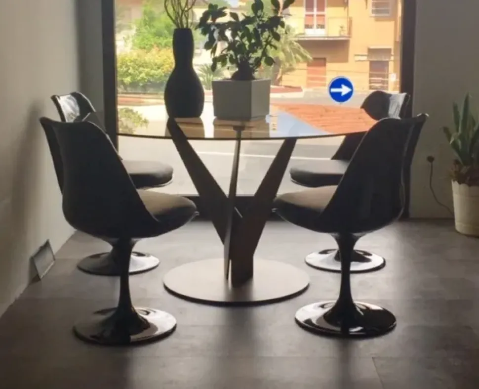 Sedia senza braccioli Art.6129 tulip Esprit nouveau a prezzo ribassato