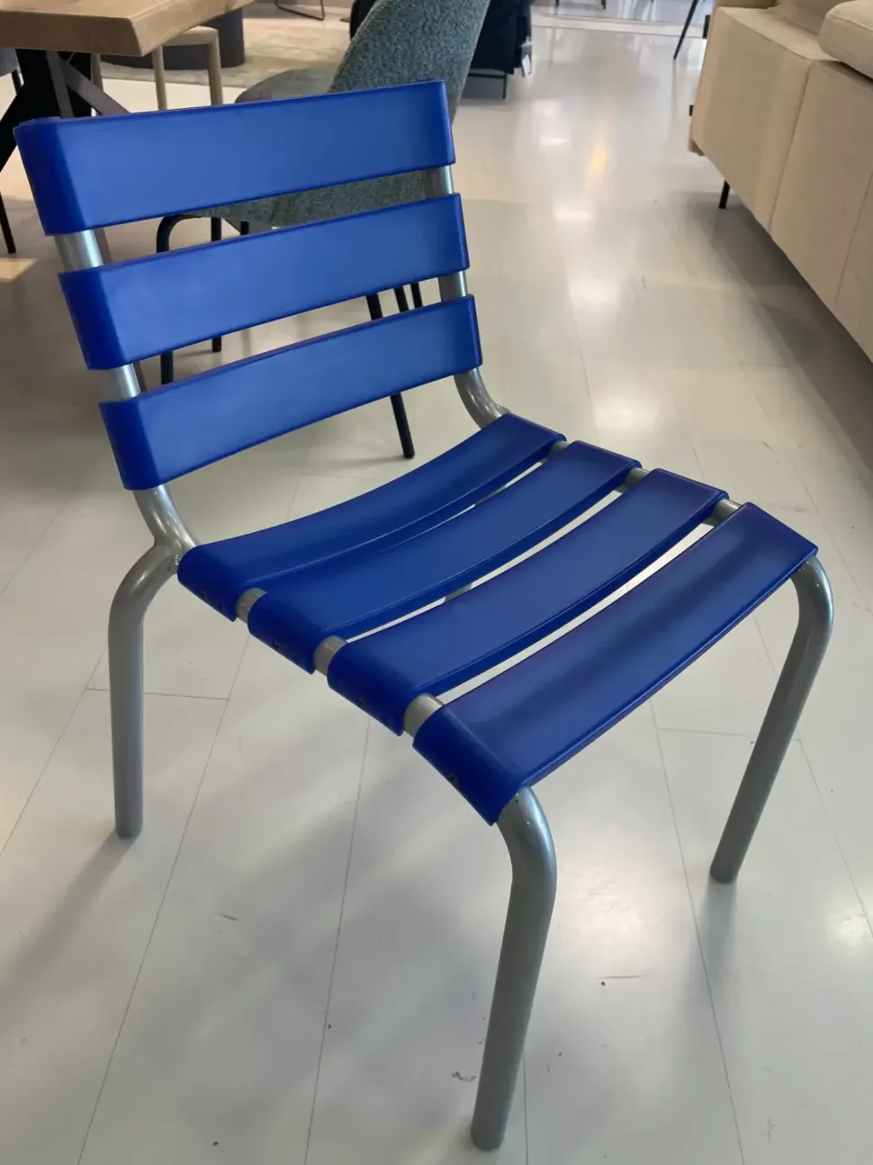 Sedia senza braccioli Sedia ycami mod m.a.s. in alluminio di Ycami a prezzo scontato