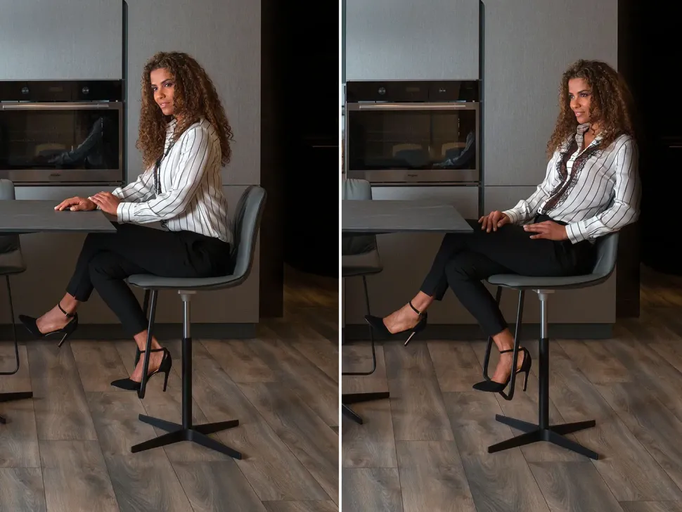 Sgabello a razze Betta outlet Diotti.com in offerta