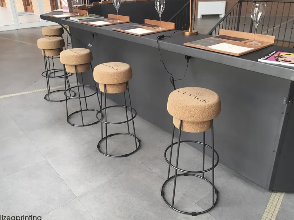 Sgabello Bouchon sa Domitalia con base centrale convenienti