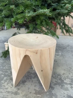 Sgabello da soggiorno Zig zag Riva 1920 a prezzo Outlet