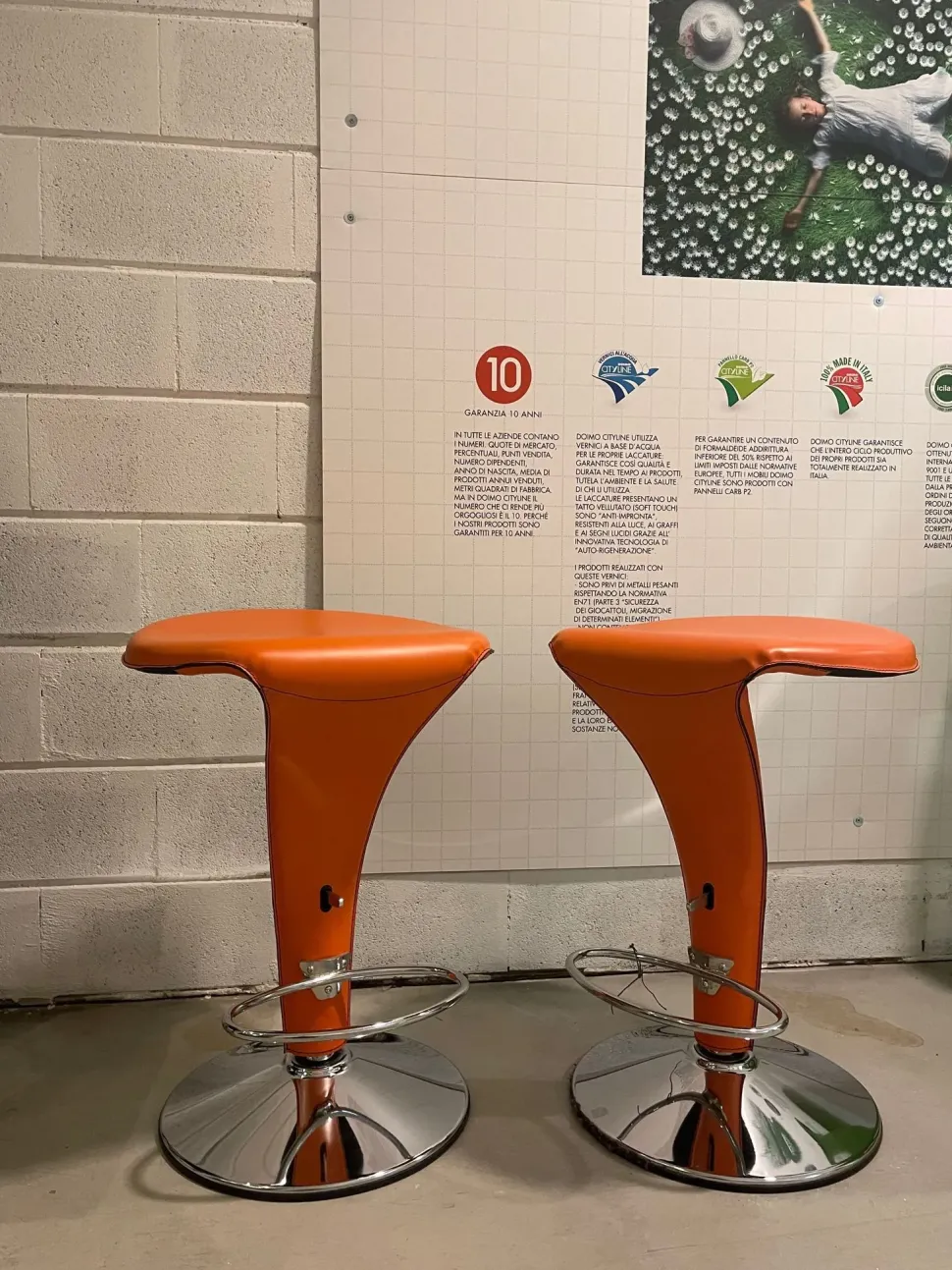 Sgabello modello Boss Cattelan italia SCONTATO a PREZZI OUTLET