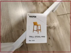 Sgabello  trill stool mini  Nardi con 4 gambe scontati