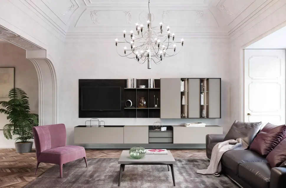 Soggiorno Astor Story 1 3.0 in laminato materico, scontato!