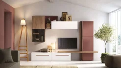 Soggiorno Comp 06 Abaco di Gierre Mobili a prezzo Outlet. Un'occasione!