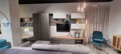 Soggiorno completo Abaco evolution di Gierre mobili in laminato materico a prezzo scontato