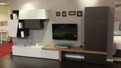 Soggiorno completo Atlante in cemento e  bronzo di Tomasella in laminato materico a prezzo scontato