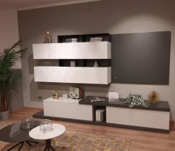 Soggiorno completo Diciotto di Febal in stile moderno con forte sconto