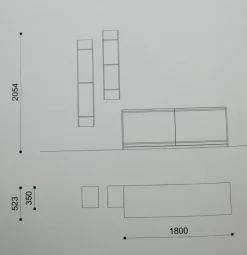 Soggiorno completo modello Orme day 140 di Orme a prezzo Outlet