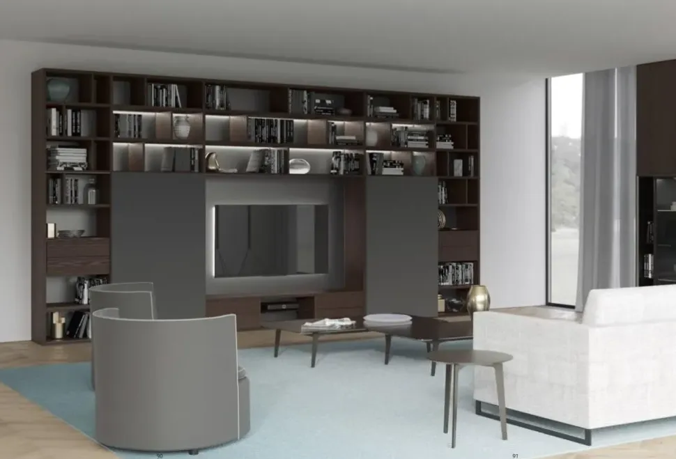 Soggiorno completo modello Aliante in stile design di Artigianale a PREZZI OUTLET