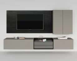 Soggiorno completo modello Skyline in stile design di Astor mobili a PREZZI OUTLET