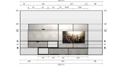 Soggiorno completo modello Sm016 di Imab in Offerta Outlet