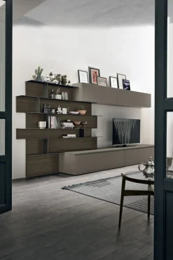 Soggiorno completo modello A062 in stile moderno di Tomasella a PREZZI OUTLET