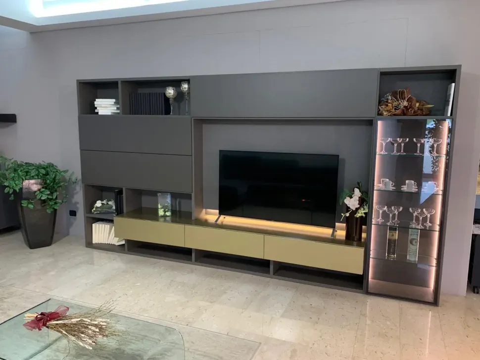 Soggiorno completo Modo di Sangiacomo in stile moderno a prezzi outlet