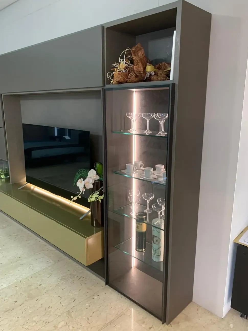 Soggiorno completo Modo di Sangiacomo in stile moderno a prezzi outlet