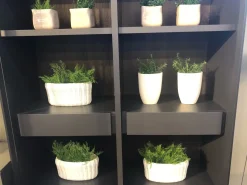 Soggiorno completo Modo di Sangiacomo in laccato opaco in Offerta Outlet