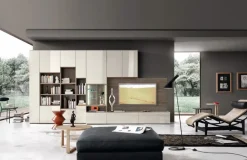 Soggiorno completo Modo m5c64 di Sangiacomo in stile moderno con forte sconto