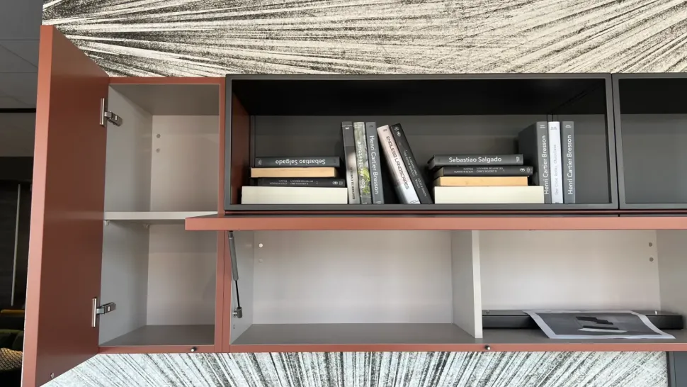 Soggiorno completo Mood living di Novamobili in stile design a prezzi outlet