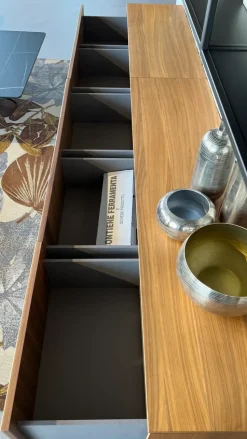 Soggiorno completo Mood living di Novamobili in stile design a prezzi outlet