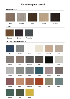 Soggiorno completo Orme day 26 di Orme in laminato materico a prezzo Outlet