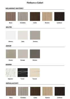 Soggiorno completo Orme day 145 di Orme in laminato materico a prezzo Outlet