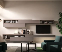 Soggiorno completo Orme day 12 di Orme in laminato materico a prezzo Outlet