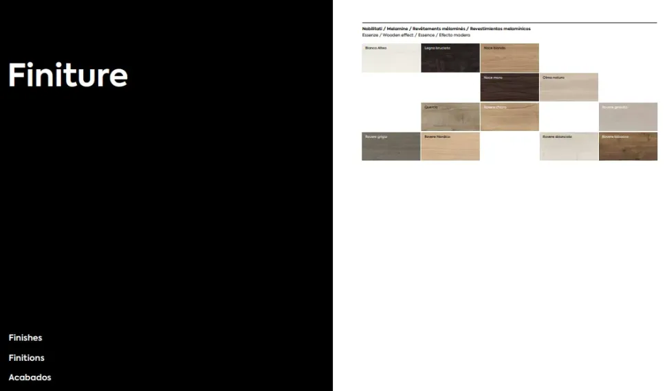 Soggiorno completo Sm003 di Imab in stile design a prezzi convenienti