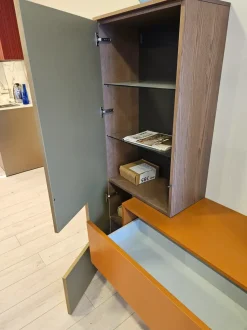 Soggiorno completo Soggiorno mobilgam  modello horizon di Mobilgam in laccato opaco a prezzo Outlet