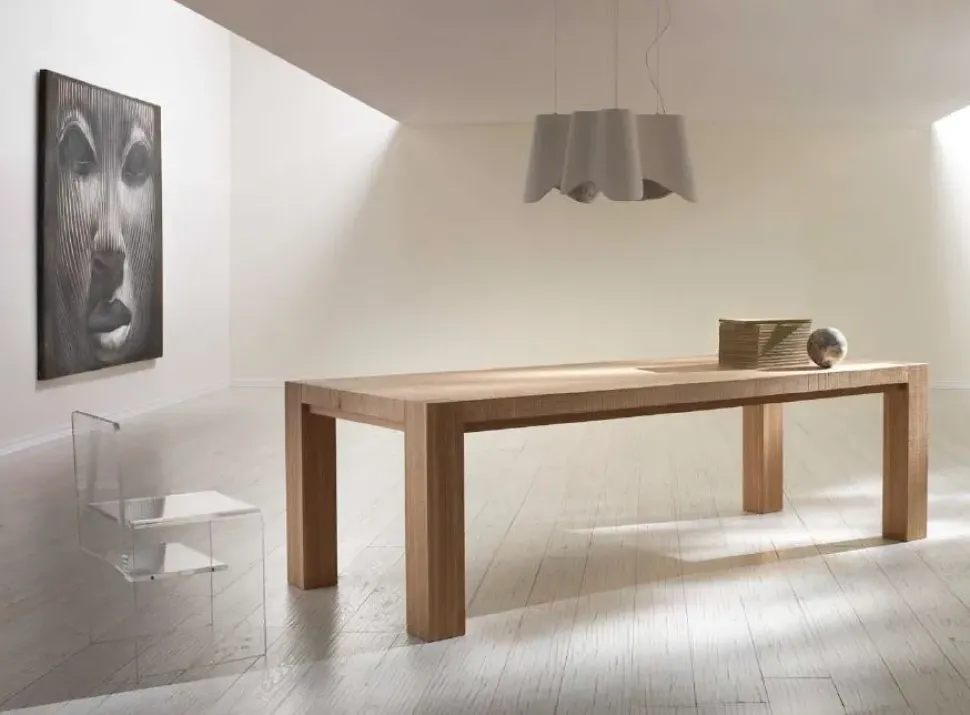 Tavolo allungabile Tavolo in rovere vecchio 160 x 90 Md work a prezzo ribassato