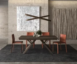 Tavolo Ampliance Easyline in legno Rettangolare allungabile