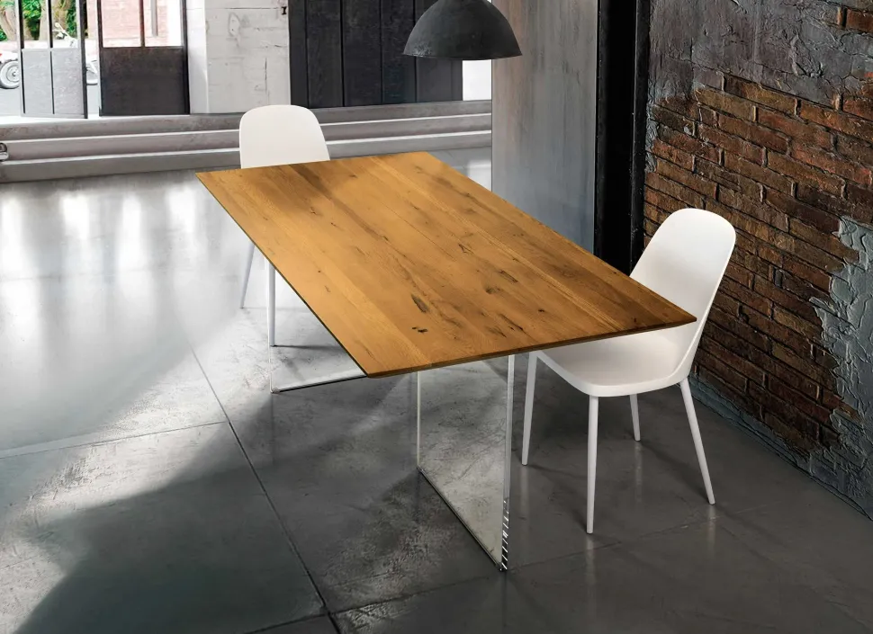 Tavolo Artigianale Massello svasato PREZZI OUTLET