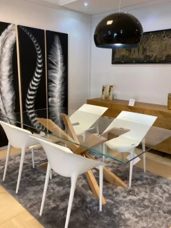 Tavolo Artigianale Tavolo fisso in cristallo PREZZI OUTLET -50%