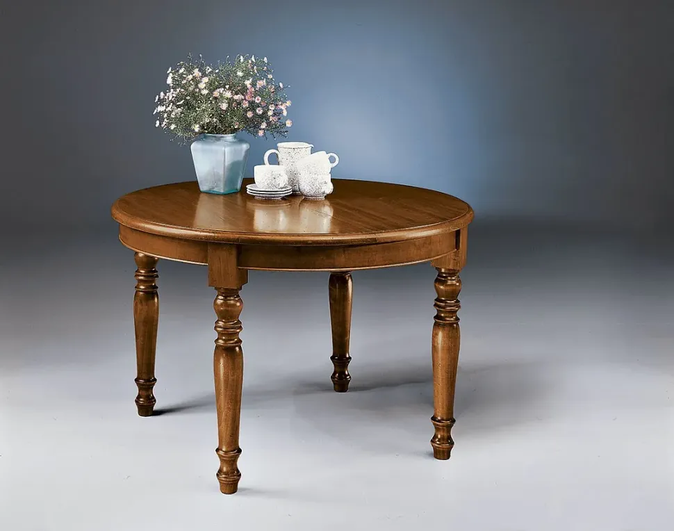 TAVOLO Artigiani veneti Tavolo massello rotondo SCONTATO a PREZZI OUTLET