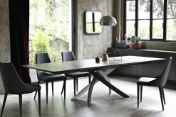 Tavolo Artistico Bontempi in vetro Fisso scontato 20%