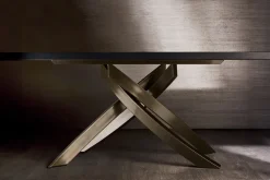 Tavolo Artistico Bontempi in vetro Fisso scontato 20%