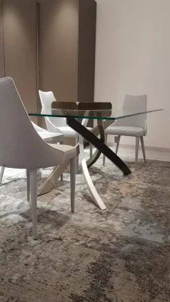 Tavolo Artistico fisso Bontempi in vetro Fisso scontato 38%