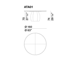 Tavolo Asterias di Molteni & c scontato del 25%