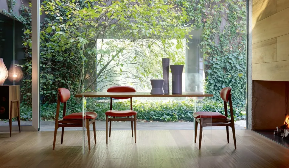 Tavolo B-174 674 Dale in legno Fisso