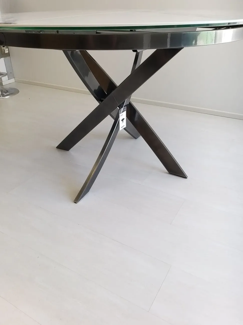 Tavolo Barone Bontempi in ceramica Rotondo allungabile