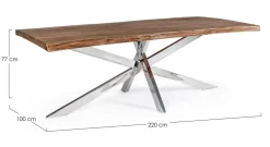 Tavolo Bizzotto Tavolo arkansas PREZZI OUTLET